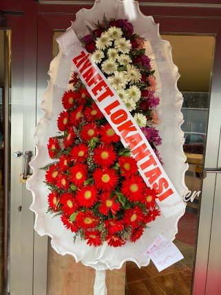 Üç Renkli Çelenk - Eskişehir Çiçekçi