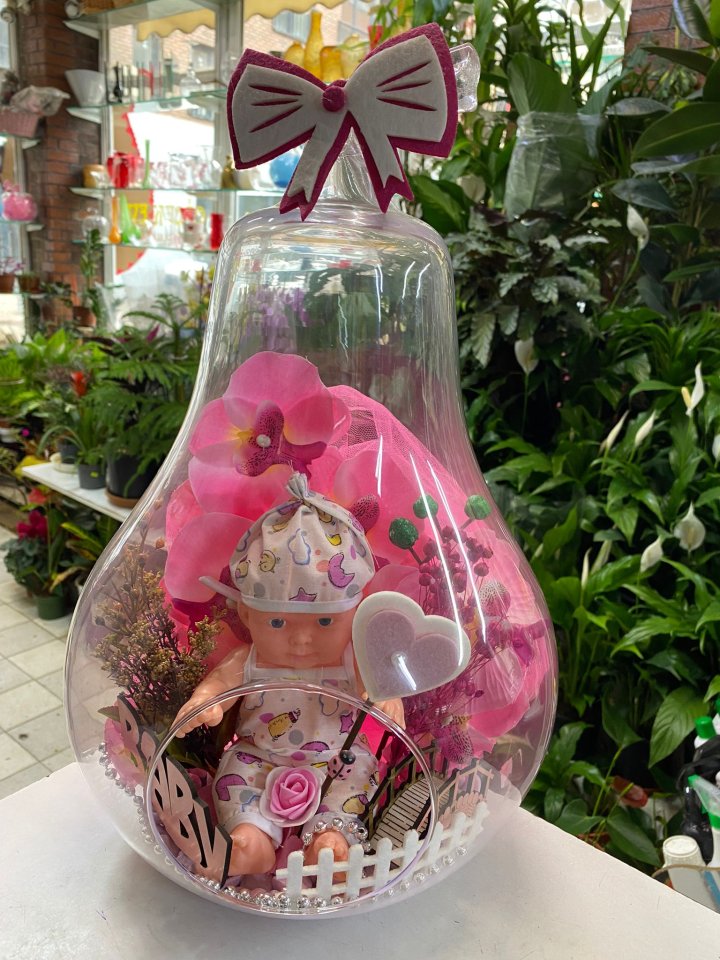 Cam Fanus Kız Bebek - Eskişehir Çiçek