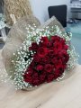 Çiçekçi - 40 Adet Kırmızı Gül Buketi