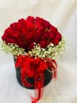 Çiçekçi - Kutuda Kırmızı Güller
